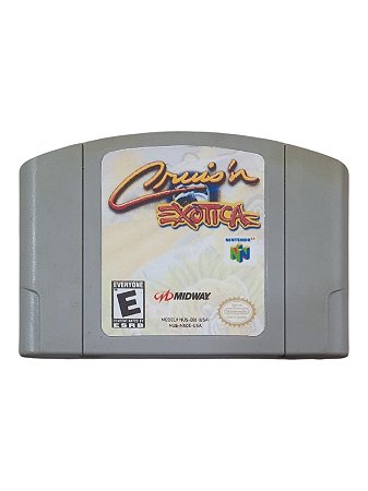 CRUIS'N EXOTICA - ART RELABEL - USADO - NINTENDO 64