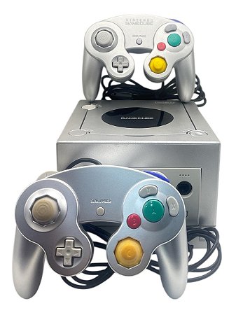 NINTENDO GAMECUBE PRATA - DESBLOQEUADO