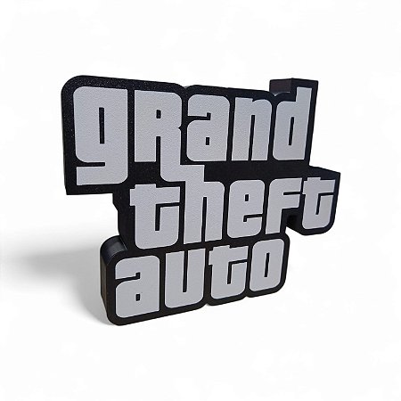 PLACA DECORATIVA - GTA