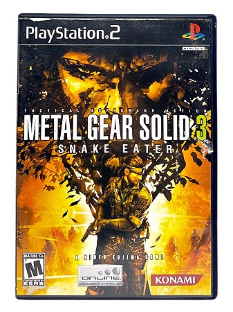 METAL GEAR SOLID 3 SNAKE EATER - C/ DETALHES - USADO - PS2