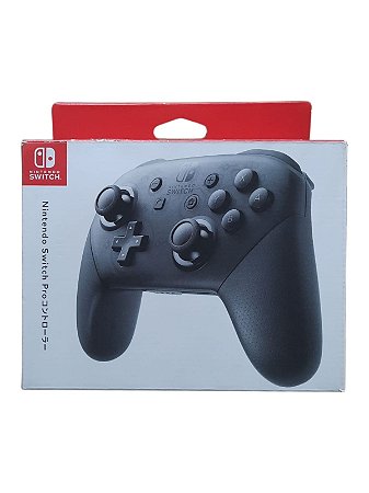 CONTROLE PRO NINTENDO SWITCH - C/ CAIXA - USADO