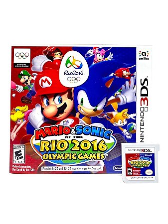 MARIO & SONIC: AT THE RIO 2016 OLYMPIC GAMES - USADO - NINTENDO 3DS