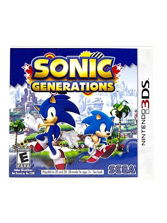 SONIC GENERATIONS - USADO - NINTENDO 3DS