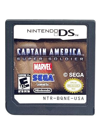 CAPTAIN AMERICA SUPER SOLDIER - APENAS MÍDIA - USADO - NINTENDO DS