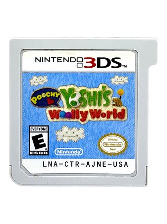POOCHY & YOSHI'S WOOLLY WORLD - APENAS MÍDIA  - USADO - NINTENDO 3DS