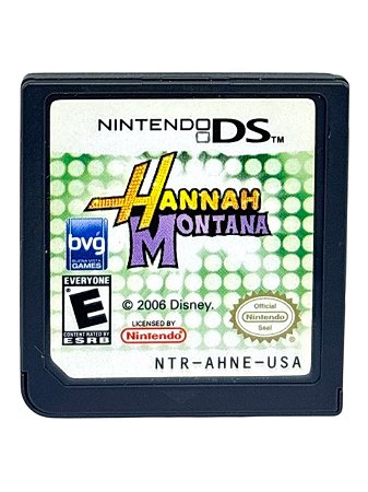 HANNAH MONTANA - APENAS MÍDIA - USADO - NINTENDO DS
