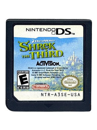 SHREK THE THIRD - APENAS MÍDIA - USADO - NINTENDO DS