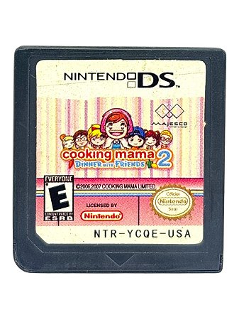 COOKING MAMA 2: DINNER WITH FRIENDS - APENAS MÍDIA - USADO - NINTENDO DS