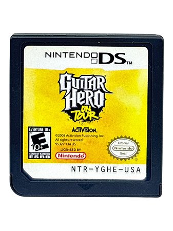 GUITAR HERO ON TOUR - APENAS MÍDIA - USADO - NINTENDO DS
