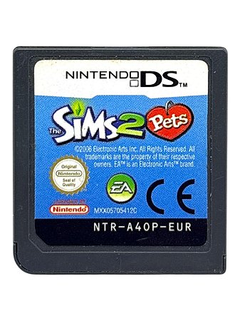 THE SIMS 2: PETS - APENAS MÍDIA - USADO - NINTENDO DS