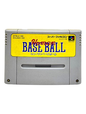 HUMAN BASE BALL - JP - USADO - SUPER FAMICOM