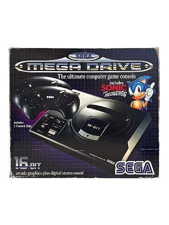 CONSOLE MEGA DRIVE 16-BIT - USADO - EUROPEU/PAL