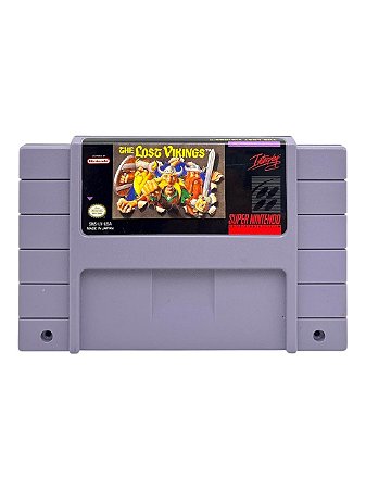 THE LOST VIKINGS - USADO - SUPER NINTENDO