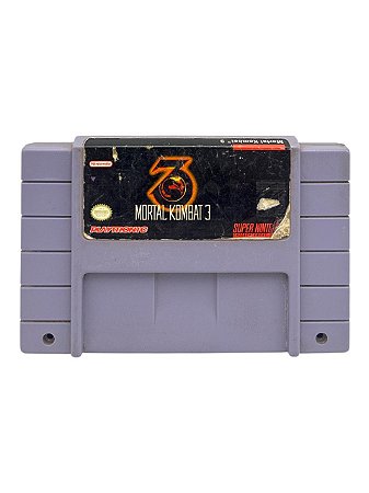 MORTAL KOMBAT 3 - PLAYTRONIC - USADO - SUPER NINTENDO