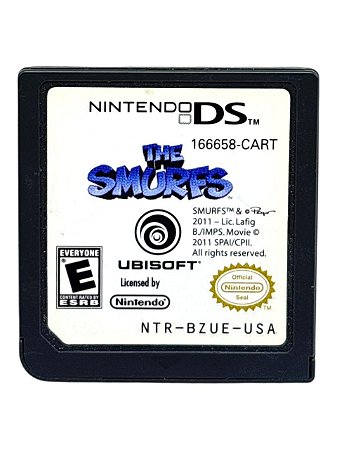 THE SMURFS - APENAS MÍDIA - USADO - NINTENDO DS