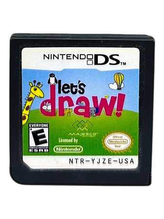 LET´S DRAW! - APENAS MÍDIA - USADO - NINTENDO DS