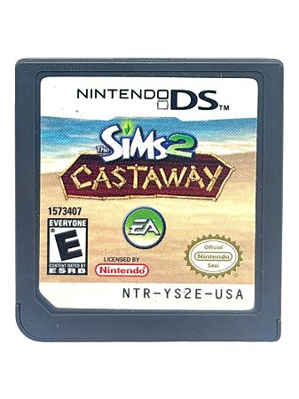 THE SIMS 2: CASTAWAY - APENAS MÍDIA - USADO - NINTENDO DS