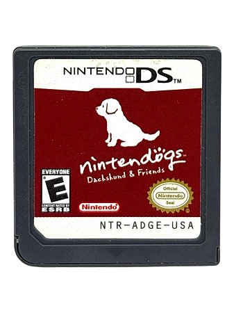 NINTENDOGS: DACHSHUND & FRIENDS - APENAS MÍDIA - USADO - NINTENDO DS