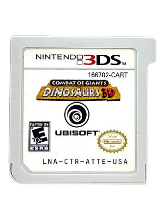 COMBAT OF GIANTS: DINOSAURS 3D - APENAS MÍDIA - USADO - NINTENDO 3DS