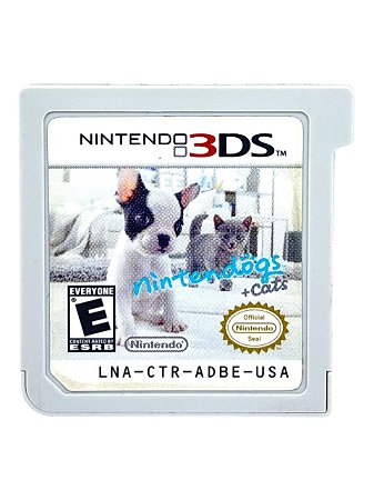 NINTENDO DOGS + CATS - APENAS MÍDIA - USADO - NINTENDO 3DS