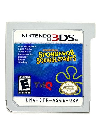 SPONGEBOB SQUIGGLEPANTS - APENAS MÍDIA - USADO - NINTENDO 3DS
