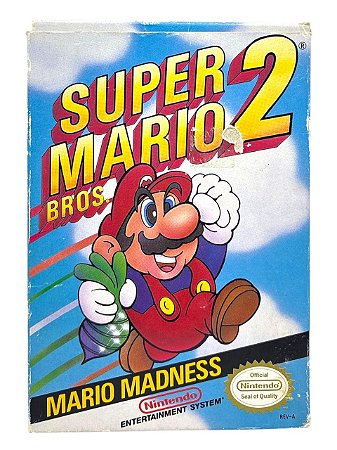 SUPER MARIO BROS 2 - COMPLETO - USADO - NINTENDO NES