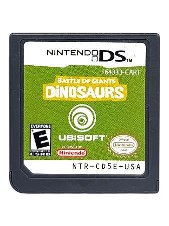 BATTLE OF GIANTS DINOSAURS - APENAS MÍDIA - USADO - NINTENDO DS