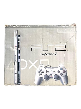 CONSOLE PLAYSTATION 2 SLIM - SILVER - USADO