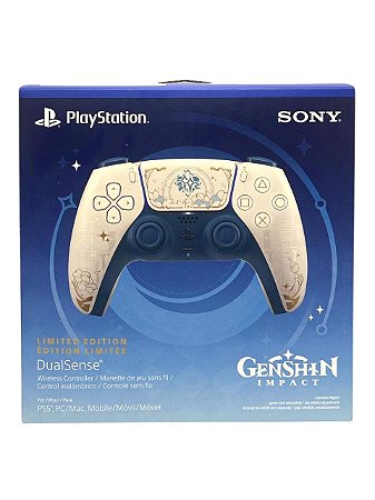 CONTROLE DUALSENSE LIMITED EDITION GENSHIN IMPACT - NOVO - PS5