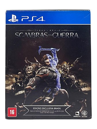 SOMBRAS DA GUERRA - EDIÇÃO EXCLUSIVA - NOVO - PS4