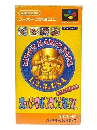 SUPER MARIO COLLECTION - COMPLETO - JP - USADO - SUPER FAMICOM