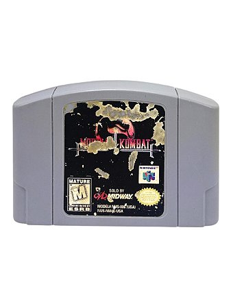 MORTAL KOMBAT - C/ DETALHES - USADO - NINTENDO 64