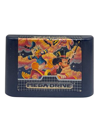 WORLD OF ILLUSION: MICKEY MOUSE & DONALD DUCK - USADO - MEGA DRIVE