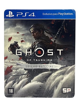 STEELBOOK GHOST OF TSUSHIMA - EDIÇÃO ESPECIAL - NOVO - PS4