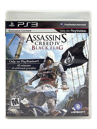 ASSASSINS CREED IV BLACK FLAG - USADO - PS3