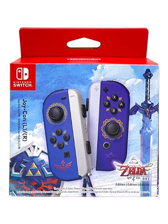 JOY-CON ZELDA SKYWARD SWORD - NINTENDO SWITCH - NOVO