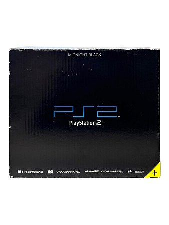 CONSOLE - PLAYSTATION 2 MIDNIGHT BLACK/ SEM MANUAL - USADO