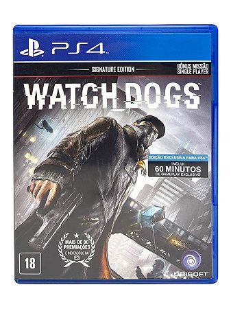 WATCH DOGS SIGNATURE EDITION - USADO - PS4
