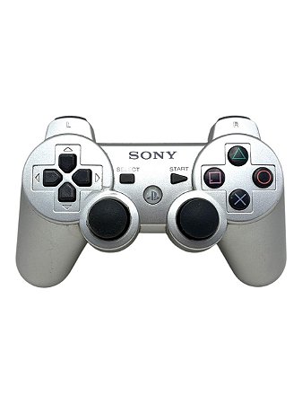 CONTROLE SONY PS3 DUALSHOCK 3 - SATIN SILVER - USADO