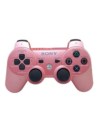 CONTROLE SONY PS3 DUALSHOCK 3 - CANDY PINK - USADO