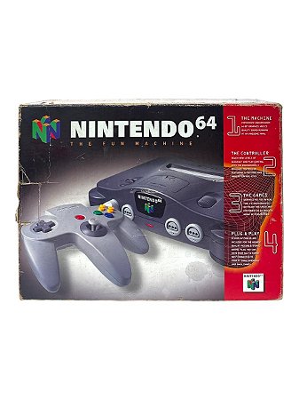 CONSOLE NINTENDO 64 - C/ CAIXA - USADO
