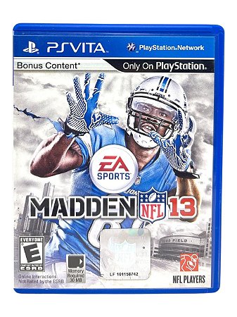 MADDEN NFL 13 - USADO - PSVITA