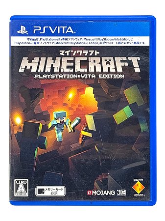 MINECRAFT PLAYSTATION VITA EDITION - JP - USADO - PSVITA
