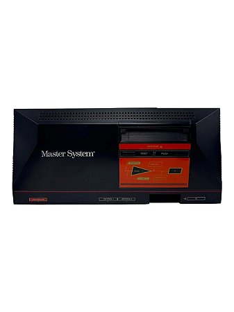 CONSOLE - MASTER SYSTEM - C/ DOIS JOGOS NA MEMÓRIA - USADO