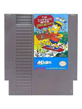 THE SIMPSONS: BART VS. THE SPACE MUTANTS - USADO - NINTENDO NES