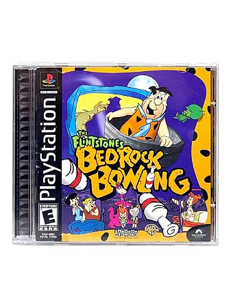 THE FLINTSTONES BEDROCK BOWLING - USADO - PS1