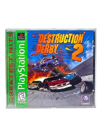 GREATEST HITS: DESTRUCTION DERBY 2 - USADO - PS1