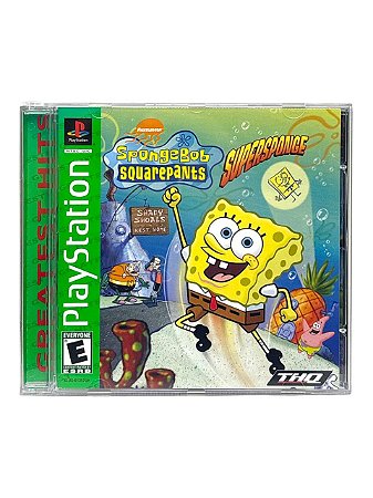 GREATEST HITS: SPONGEBOB SQUAREPANTS: SUPERSPONGE - USADO - PS1