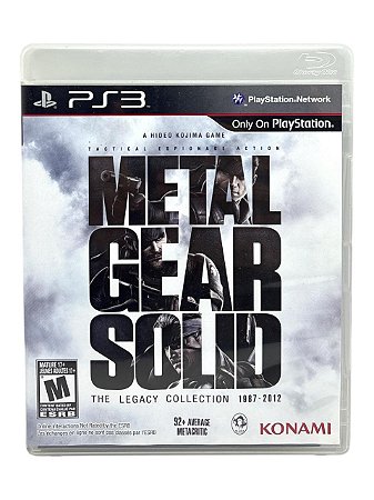 METAL GEAR SOLID THE LEGACY COLLECTION  - USADO - PS3