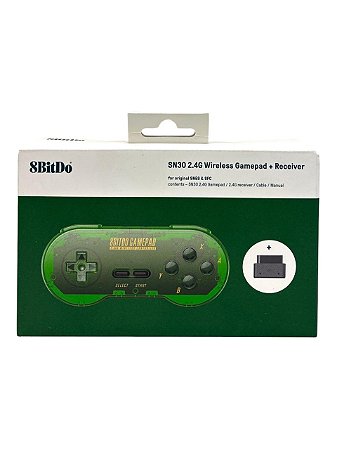 CONTROLE 8BITDO JADE GREEN - NOVO